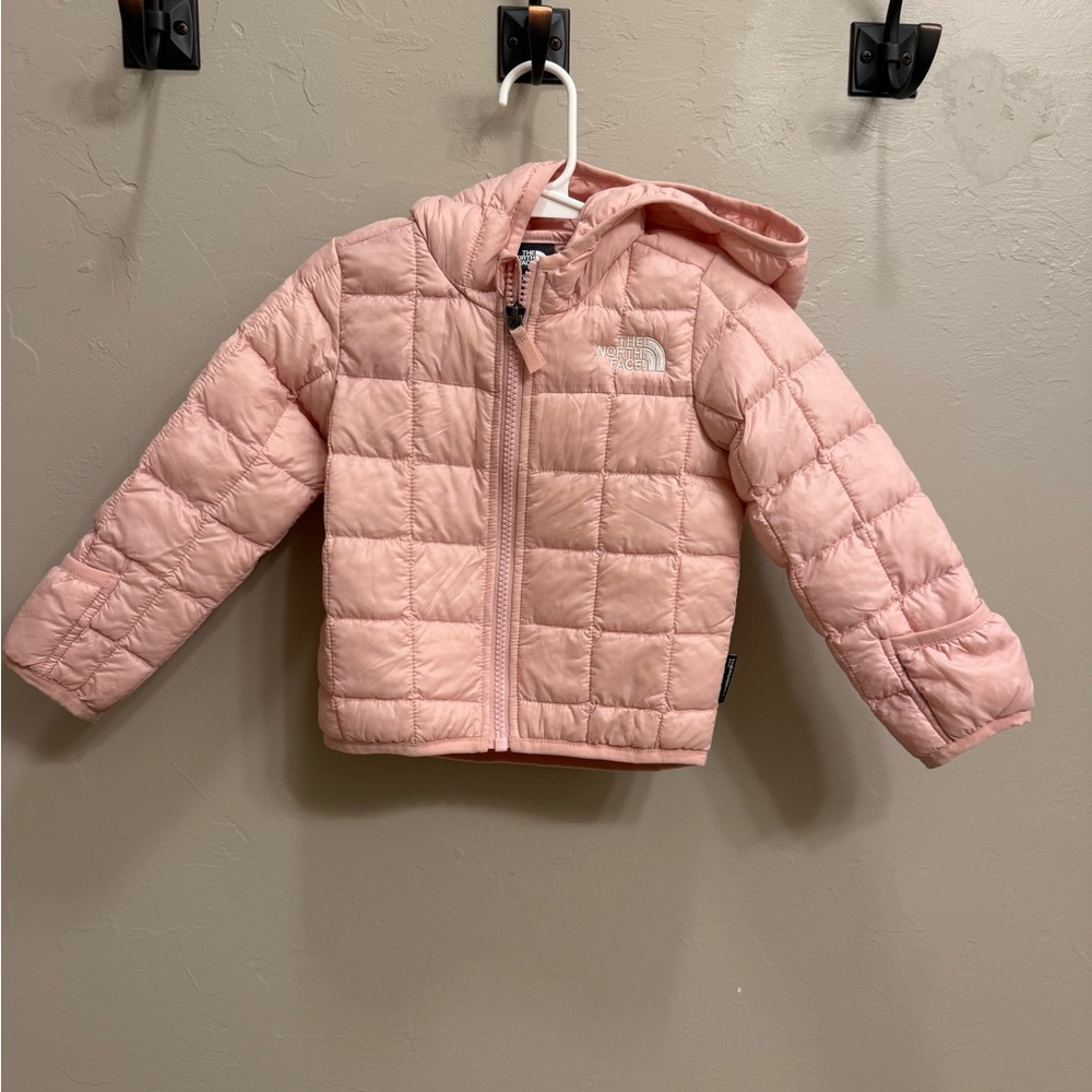 The North Face Light Pink Infant Puffer Jacket